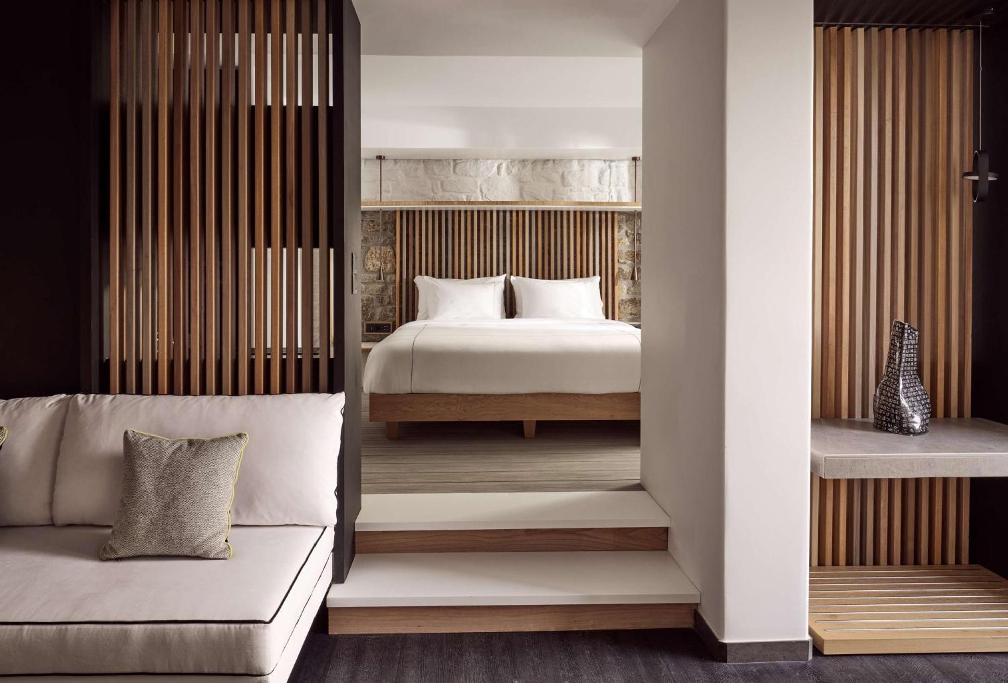 Semeli Coast Mykonos Curio Collection By Hilton 호텔 Merchia Beach 외부 사진