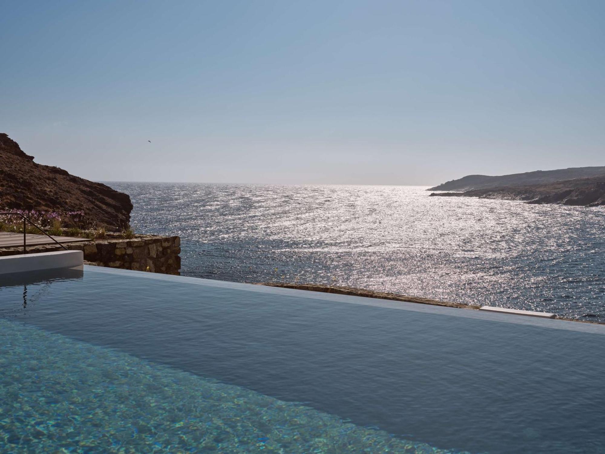 Semeli Coast Mykonos Curio Collection By Hilton 호텔 Merchia Beach 외부 사진