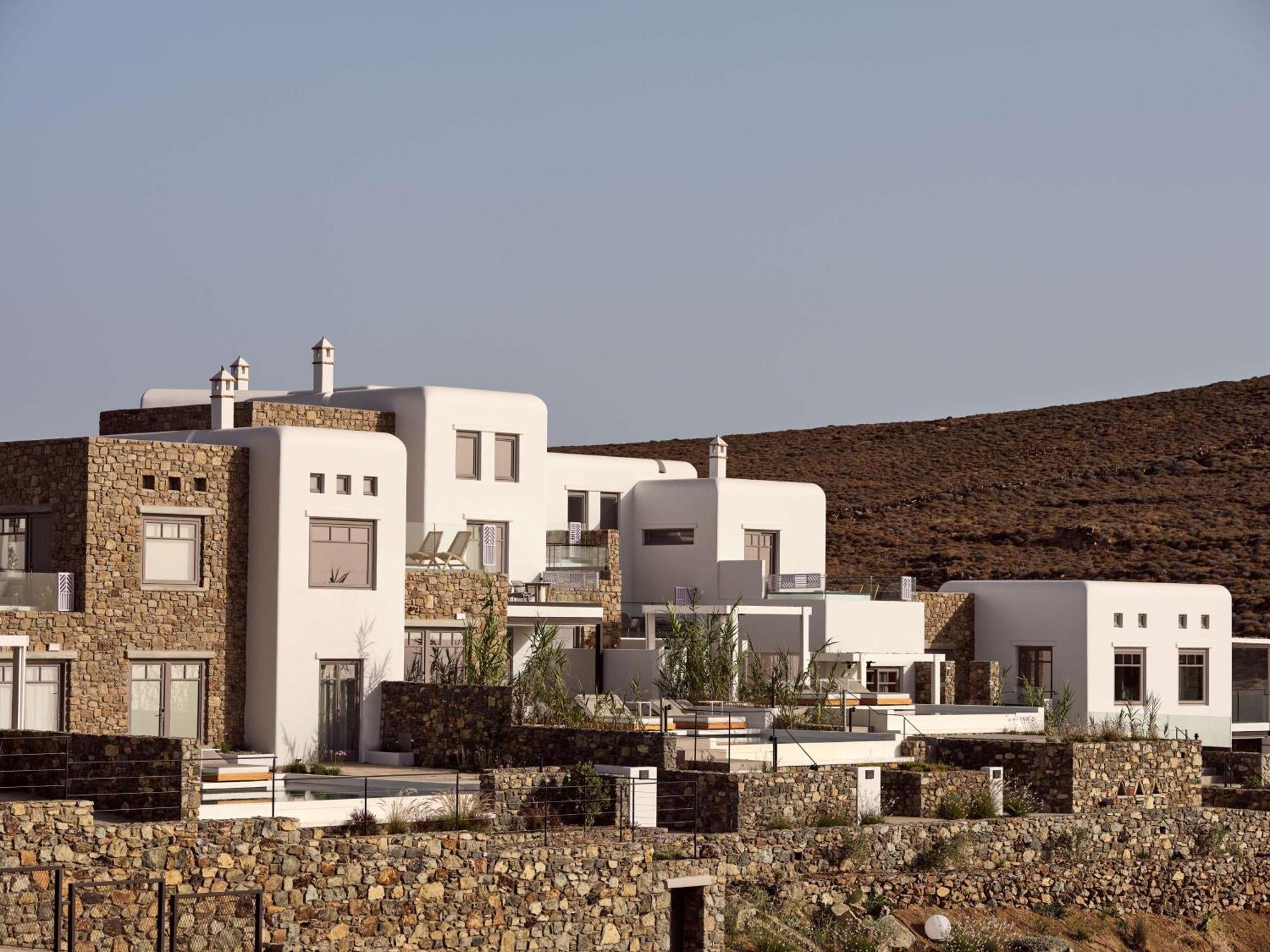 Semeli Coast Mykonos Curio Collection By Hilton 호텔 Merchia Beach 외부 사진