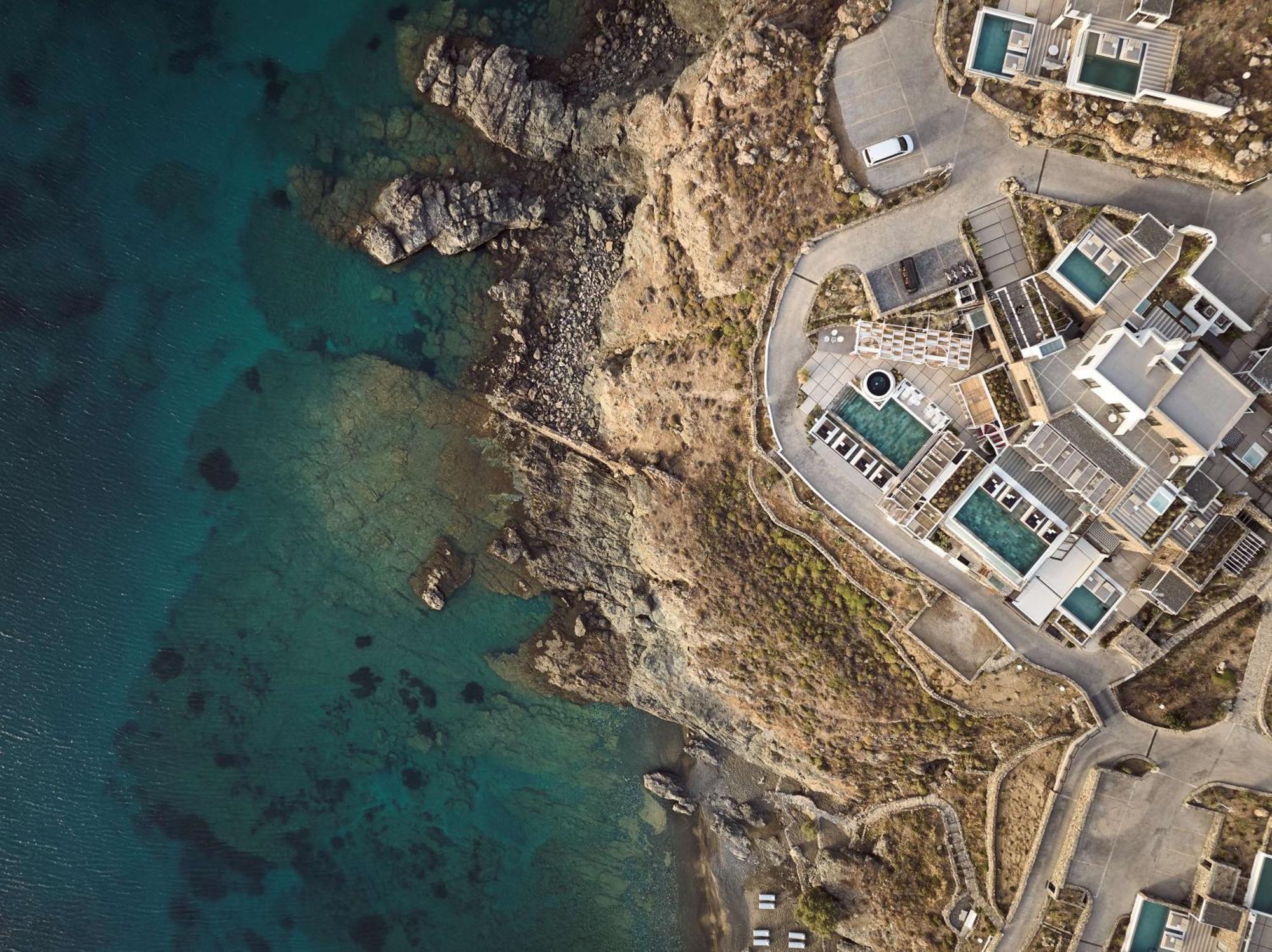 Semeli Coast Mykonos Curio Collection By Hilton 호텔 Merchia Beach 외부 사진
