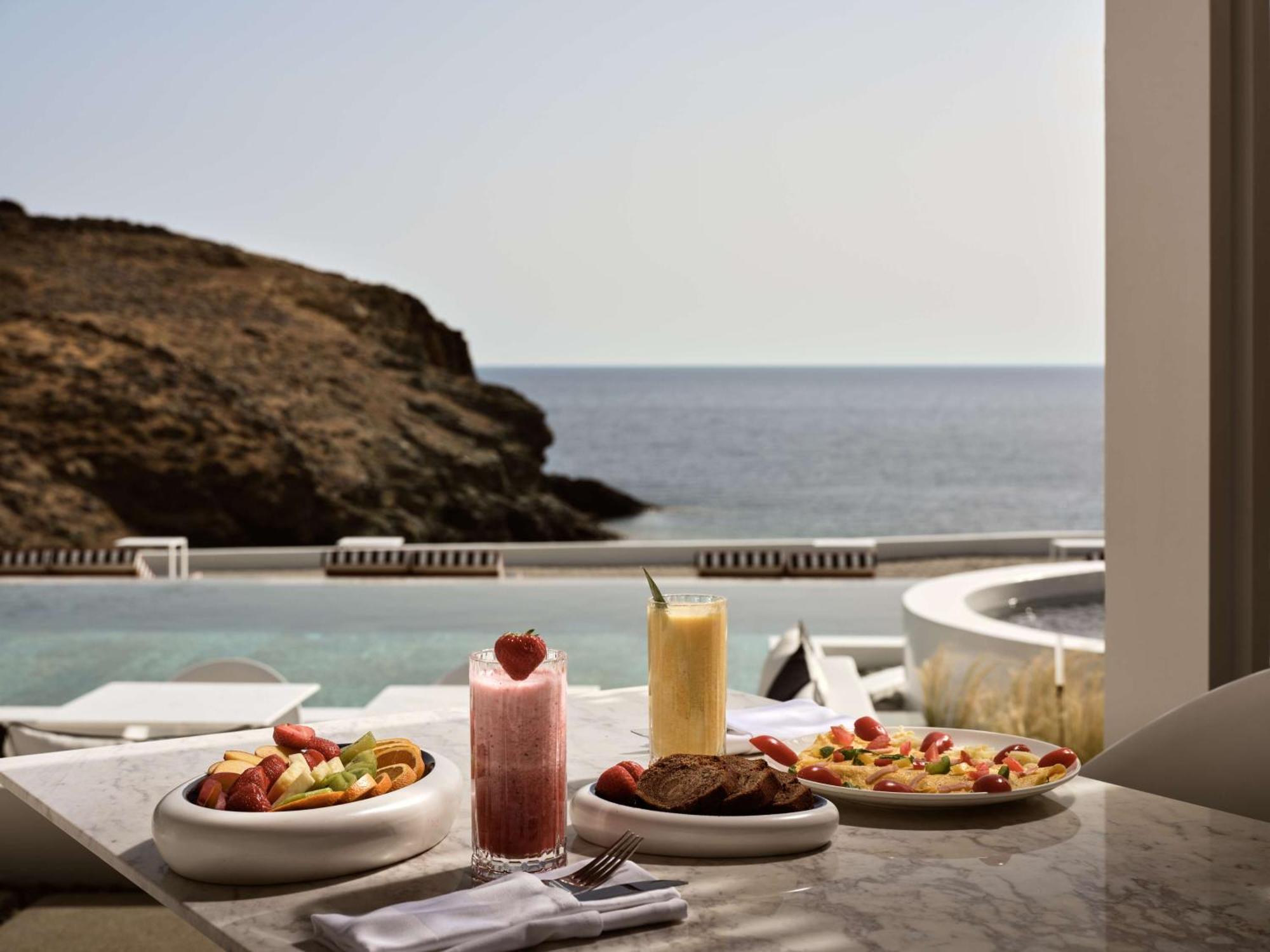 Semeli Coast Mykonos Curio Collection By Hilton 호텔 Merchia Beach 외부 사진