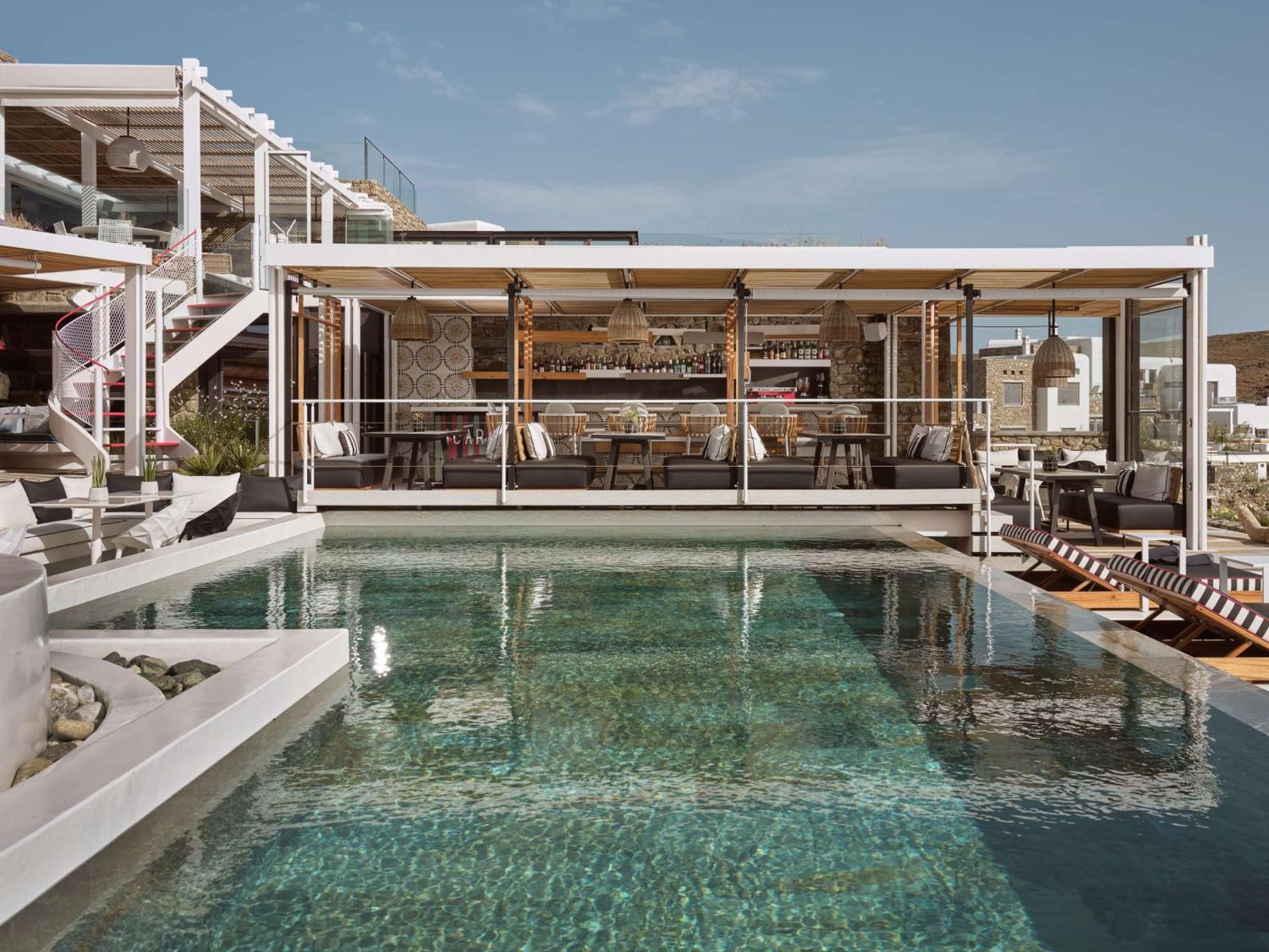 Semeli Coast Mykonos Curio Collection By Hilton 호텔 Merchia Beach 외부 사진