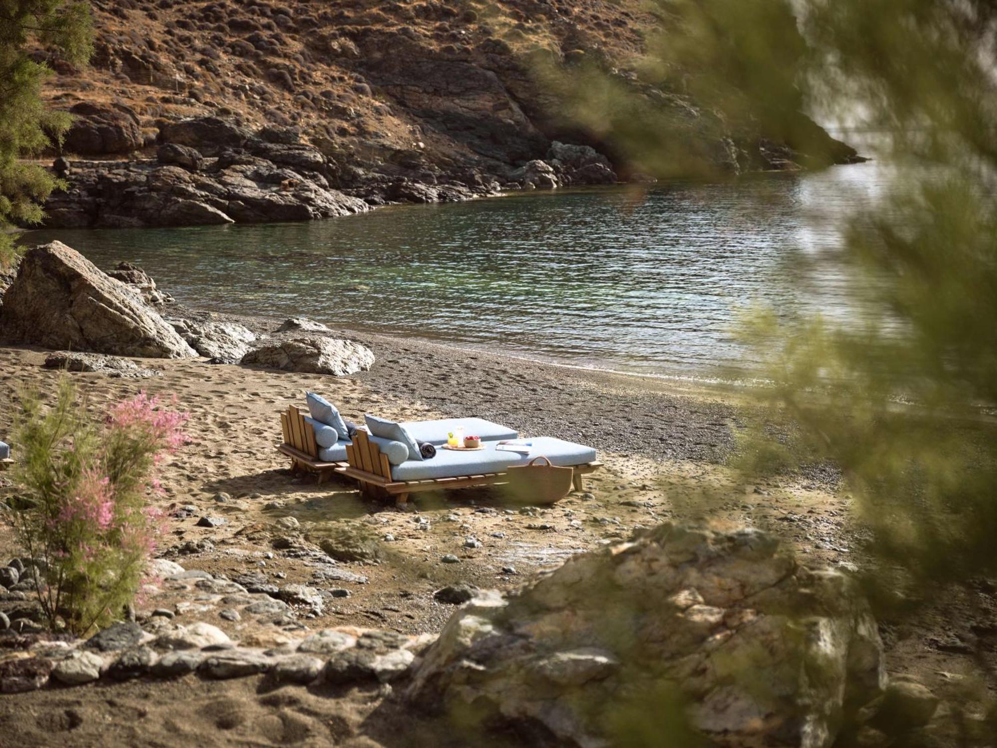 Semeli Coast Mykonos Curio Collection By Hilton 호텔 Merchia Beach 외부 사진