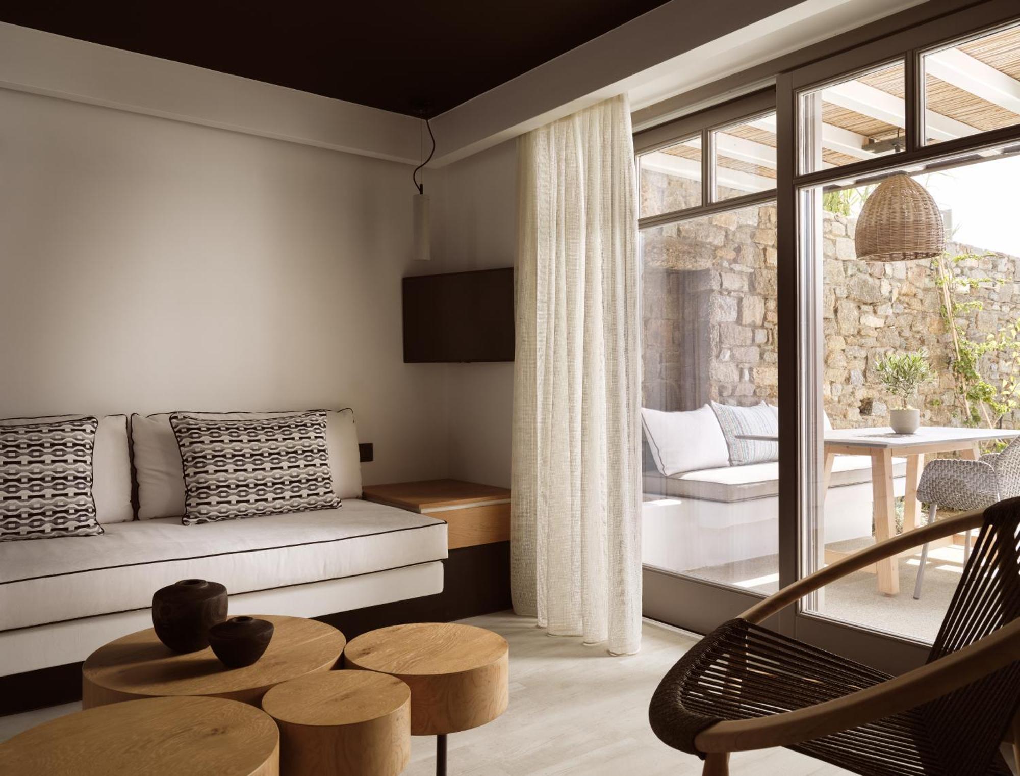 Semeli Coast Mykonos Curio Collection By Hilton 호텔 Merchia Beach 외부 사진