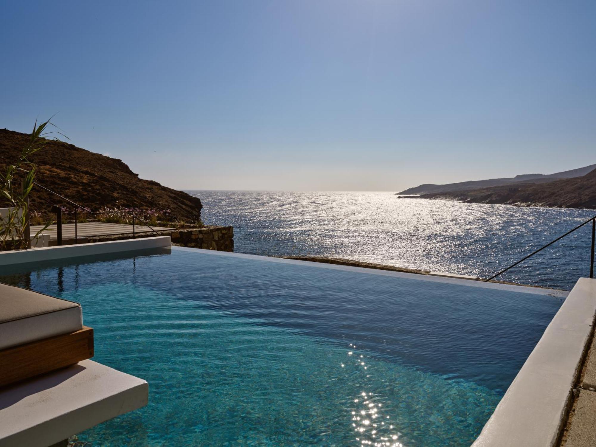 Semeli Coast Mykonos Curio Collection By Hilton 호텔 Merchia Beach 외부 사진