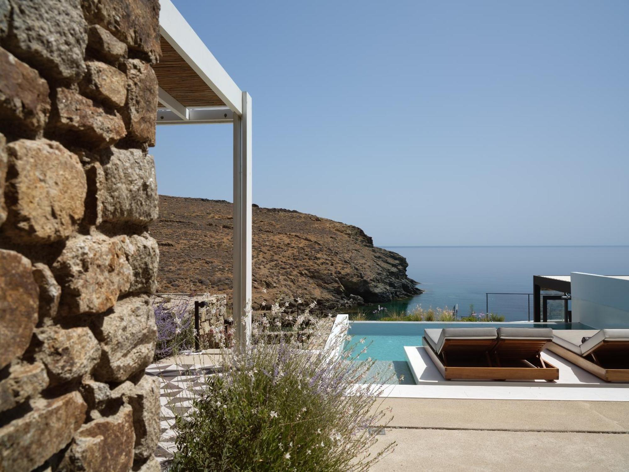 Semeli Coast Mykonos Curio Collection By Hilton 호텔 Merchia Beach 외부 사진