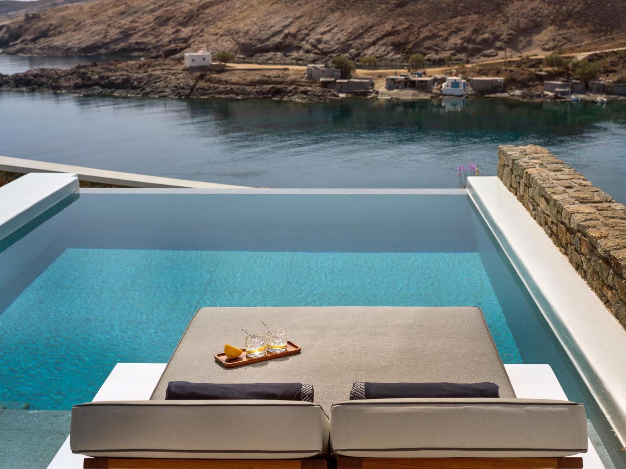 Semeli Coast Mykonos Curio Collection By Hilton 호텔 Merchia Beach 외부 사진