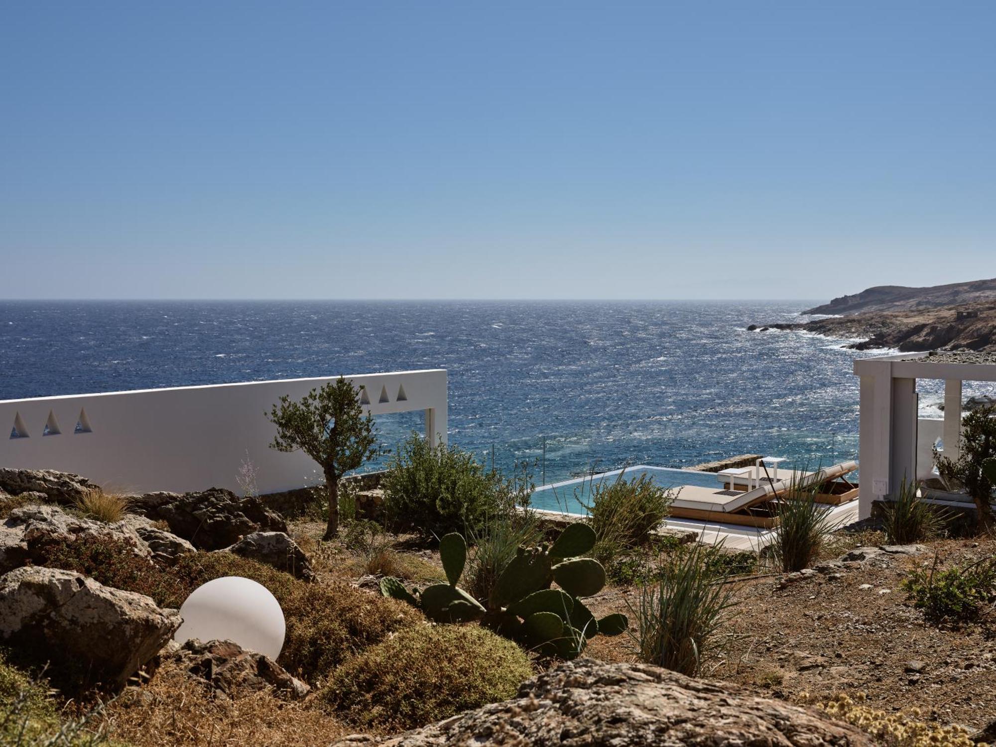 Semeli Coast Mykonos Curio Collection By Hilton 호텔 Merchia Beach 외부 사진