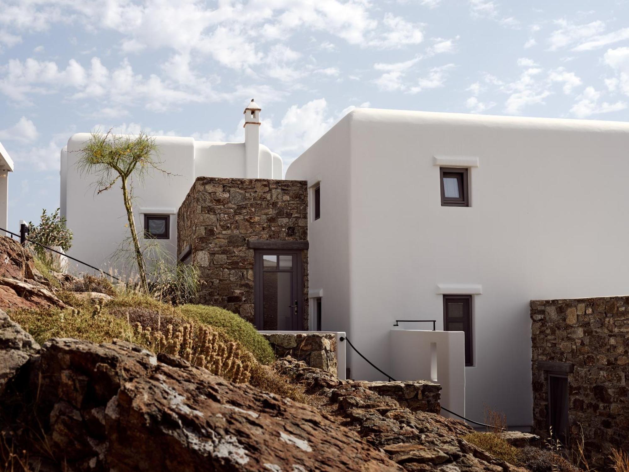 Semeli Coast Mykonos Curio Collection By Hilton 호텔 Merchia Beach 외부 사진